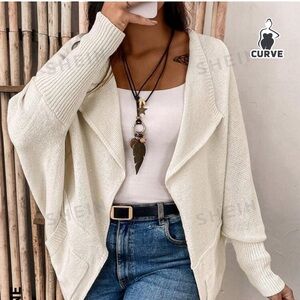Ivory batwing cardigan